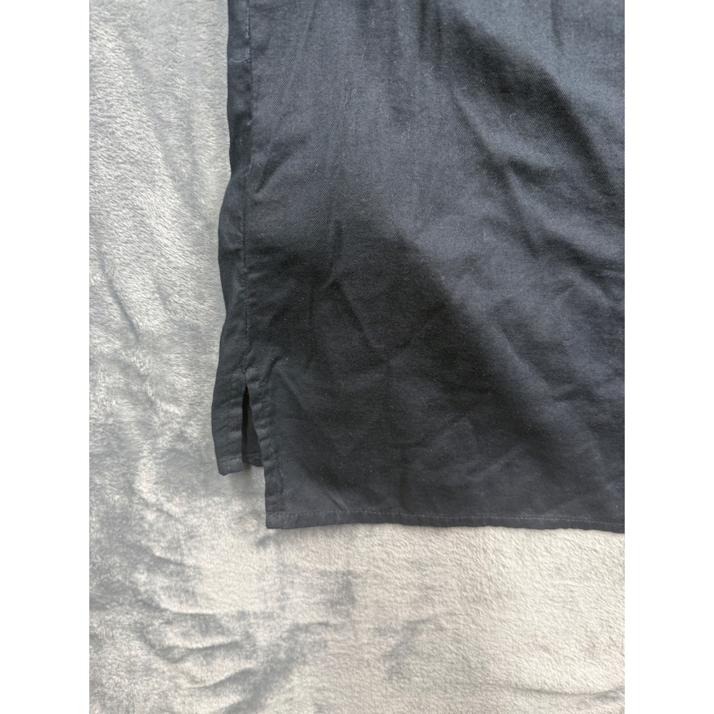 Harley Davidson Shirt women Button Up Two Tone Black Grey Embroidered Patches XL - Picture 8 of 9